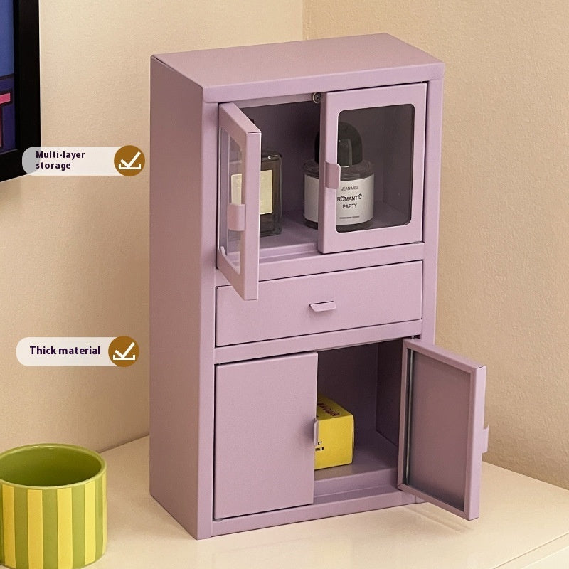 Mini Desktop Cosmetics Jewelry Storage Box