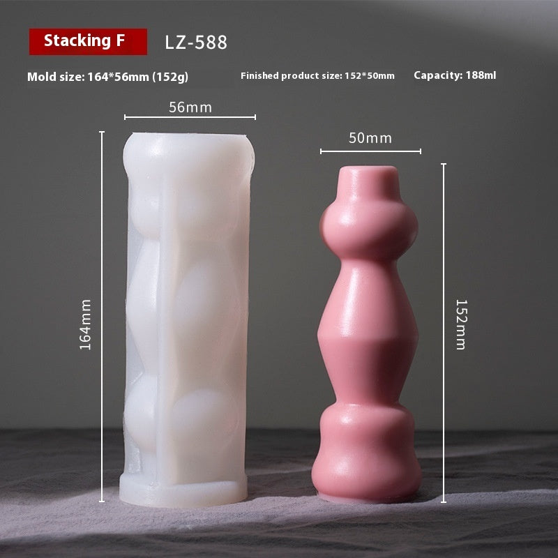 Jenga Aromatherapy Candle Silicone Mold