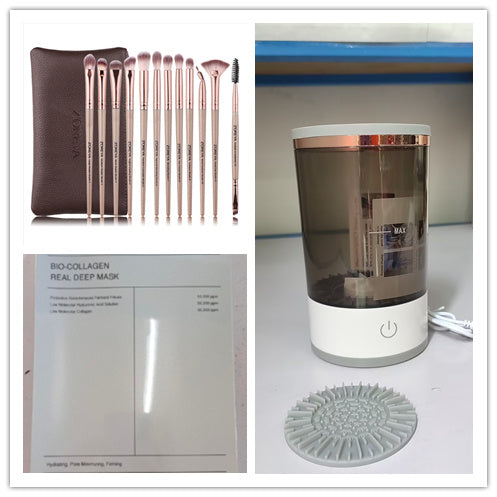 Women Eye Shadow Brush Cleaning Tool Portable Electric Makeup Brush Cleaner Machine With USB Charging Automatic Cosmetic Brush